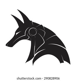 Anubis Head Vector