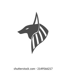 Anubis icon logo design illustration template vector