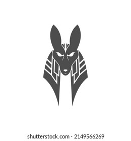 Anubis icon logo design illustration template vector