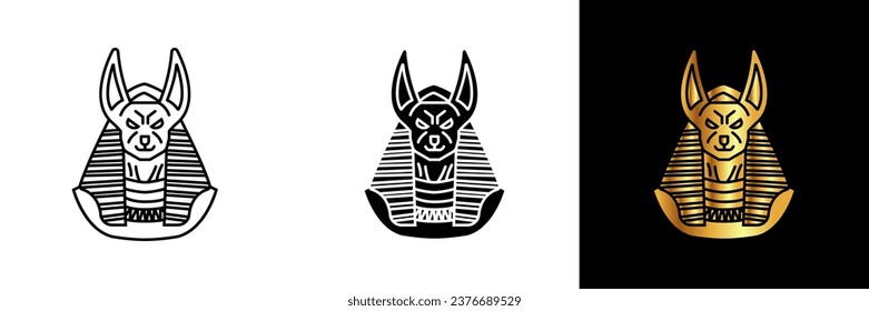 The Anubis icon represents the ancient Egyptian god of mummification and the afterlife. Anubis was often depicted as a jackal-headed figure, symbolizing protection in the journey to the afterlife.