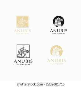Anubis logo icon vector image