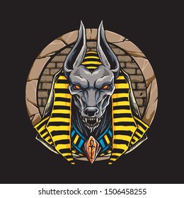 anubis lord egypt mythology character design