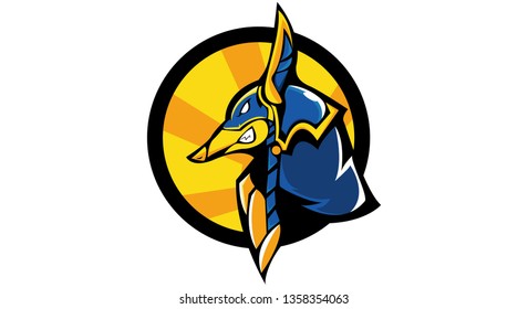 Anubis Mascot Logo