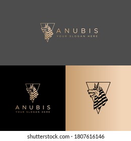 ANUBIS MINIMALIST LOGO EDITABLE TEMPLATE