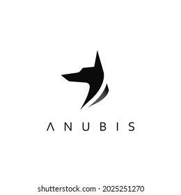 Anubis modern sophisticated logo design. Professional anubis logo concept.