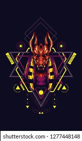 Anubis sacred geometry