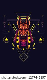 Anubis sacred geometry