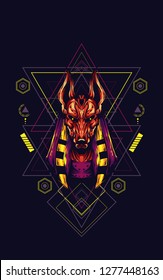 Anubis sacred geometry