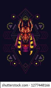 Anubis sacred geometry