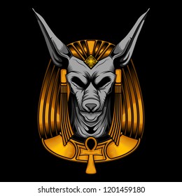 Anubis vector illustration Art