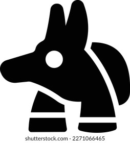 anubis  Vector illustration on a transparent background. Premium quality symmbols. Glyphs vector icons for concept and graphic design.