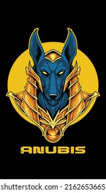 anubis vector, logo and illustration