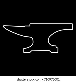 Anvil block icon .