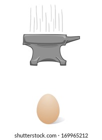 Anvil and egg