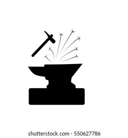 Anvil And Hammer Silhouette