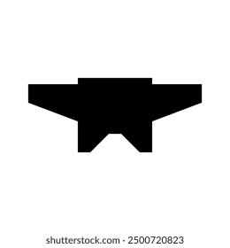 Amboss-Symbol auf Hintergrund