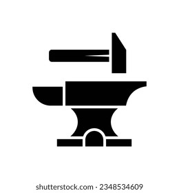 anvil icon vector design template in white background