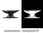 Anvil icon vector on White Background ,Vector Art Illustration on white background.