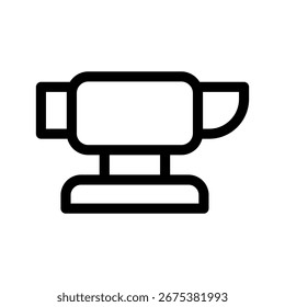 Anvil Icon Vector Symbol Design Illustration