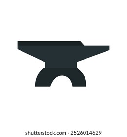 Anvil illustrated in vector on background