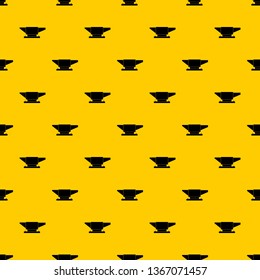 Anvil pattern seamless vector repeat geometric yellow for any design