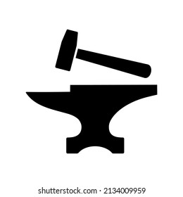 anvil vector flat style icon