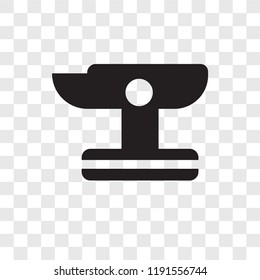 Anvil vector icon isolated on transparent background, Anvil transparency logo concept