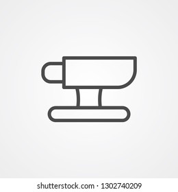 Anvil vector icon sign symbol