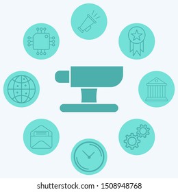 Anvil vector icon sign symbol