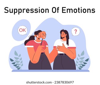 Anxiety. Character mental health issues. Woman coping with psychological stress. Mental disorder emotional and physical symptom. Flat vector illustration