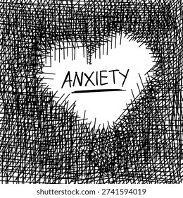 Anxiety Concept Illustration and