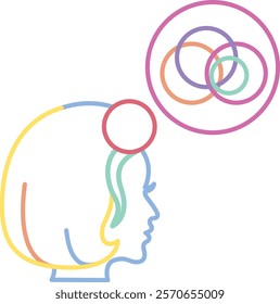 Anxiety Icon - Dual Tone Style - People Pleaser Theme