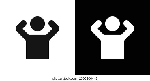 Icono de ansiedad logotipo conjunto Vector
