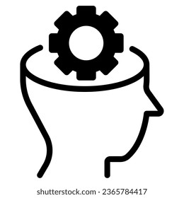 Anxiety Management Icon Illustration, for uiux, infographic, etc
