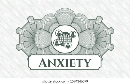 Anxiety text inside