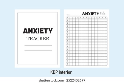 Rastreador De Ansiedad Kdp Plantilla Interior
