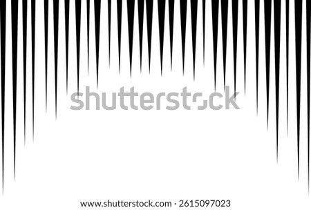 Anxious image arch effect line material
