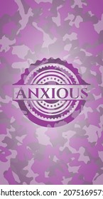 Angstrosa auf Camo-Muster. Vektorgrafik. Detaillierte Angaben. 