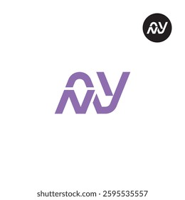 ANY AYN Logo Letter Monogram Design