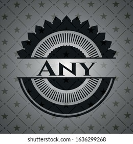 Any dark badge. Vector Illustration. Detailed.