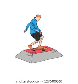 Any Pose Skate Illustration