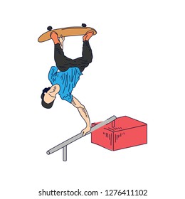 Any Pose Skate Illustration