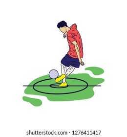 Any Pose Soccer Illustration