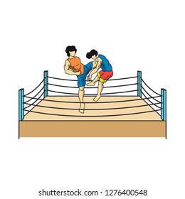 Any Pose Wrestling Art Illustration