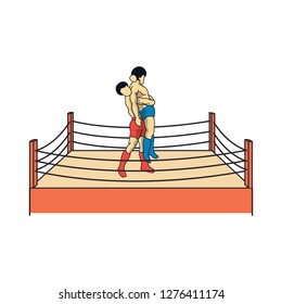 Any Pose Wrestling Art Illustration