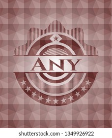 Any red seamless geometric emblem.