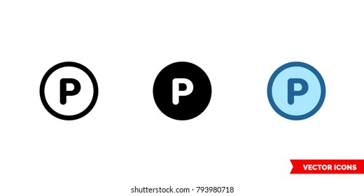 Any solvent except tetrachlorethylene icon of 3 types: color, black and white, outline. Isolated vector sign symbol.