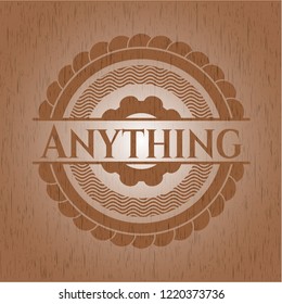 Anything wood emblem. Vintage.