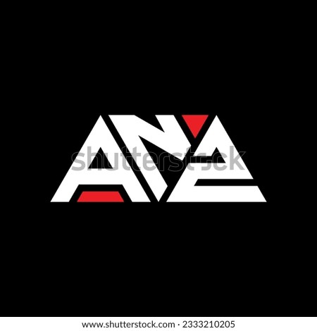 ANZ triangle letter logo design with triangle shape. ANZ triangle logo design monogram. ANZ triangle vector logo template with red color. ANZ triangular logo Simple, Elegant, and Luxurious design.