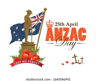 Anzac day card. Lest we forget.